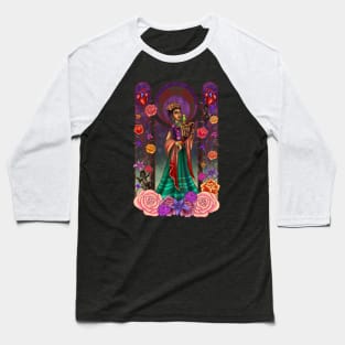 Art Nouveau Frida Kahlo Baseball T-Shirt